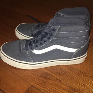 High top navy blue vans